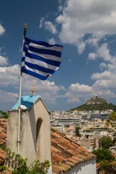 View to Athens Foto stock