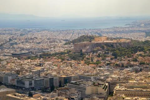 View to Athens Foto stock