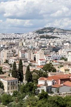 View of Athens Stock Photos
