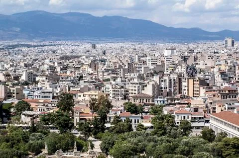 View of Athens Stock Photos