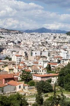 View of Athens Stock Photos