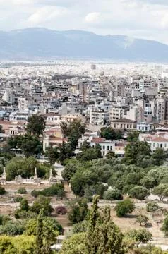 View of Athens Stock Photos