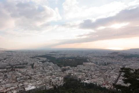 View of Athens Stock Photos
