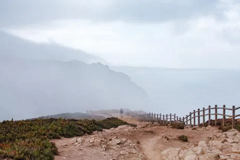 A view of the Atlantic Ocean from Cape Rock Stock Photos
