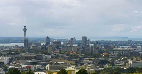 View of Auckland City Stock Footage 80489207