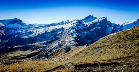 View from Augstenberg, Liechtenstein Stock Photos