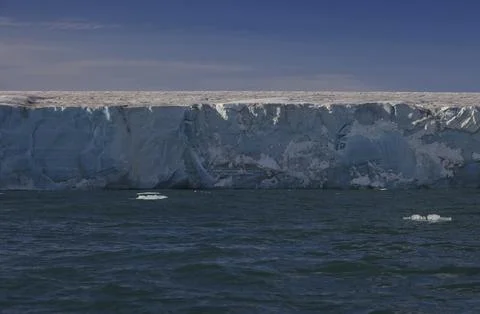 View of Austofonna Ice Cap, Svalbard Foto stock