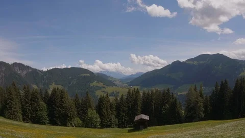 View on austrian alps. Stock Footage 96742357