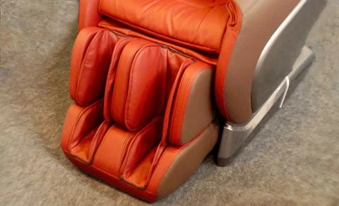 View of automatic or auto massage chair Stock Photos