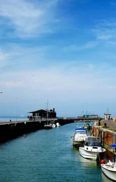 View from Aveiro port Stock Photos