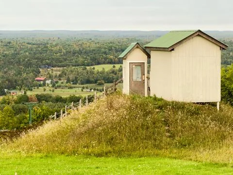 A view of the back country of the Upper Peninsula Stock Photos