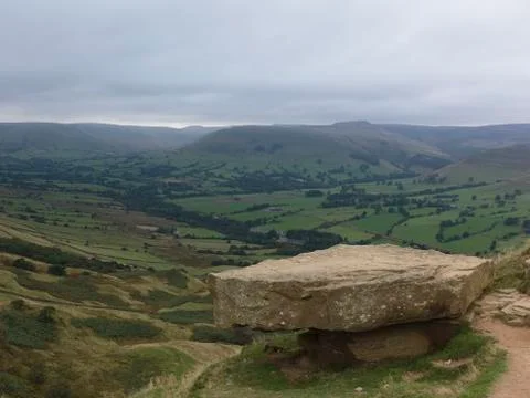 View from Back Tor on the Mam Tor Bridleway Stock Photos