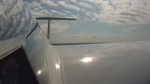 View Backwards On The Glider Fly 스톡 동영상 222387963