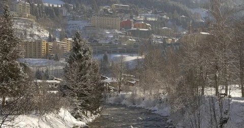 View on Bad Gastein Video stock 82744425