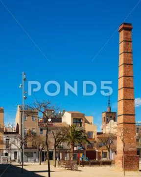 View of Badalona Stock Photos