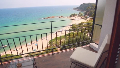 View from the balcony. Stock Footage 129183984