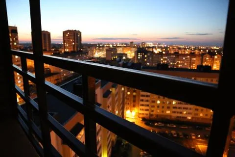 View from the balcony Stock Photos