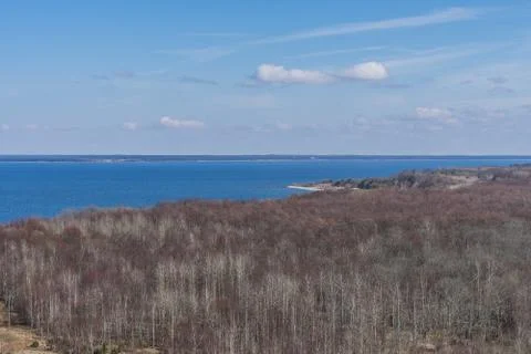 View of the Baltic Sea in the spring Stock Photos