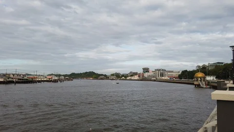 View of bandar seri begawan Stock Footage 100993618