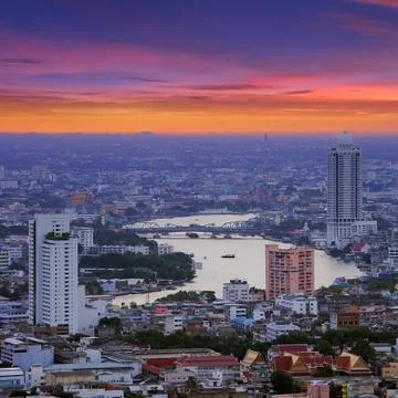 View of Bangkok Stock Photos