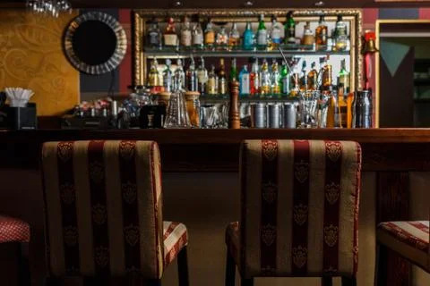 The view on the bar Stock Photos