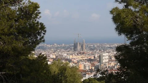 View of Barcelona Stock Footage 86611446