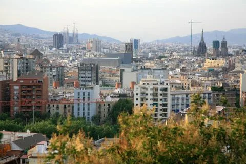 View of barcelona, spain Stock Photos