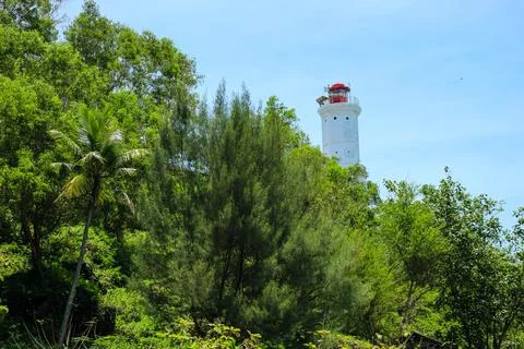 The view from baron beach, one of the most beautiful beaches in Gunung Kidu.. Stock Photos