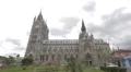 View of the Basilica of the National Vow in Quito 4k or 4k+ Resolution