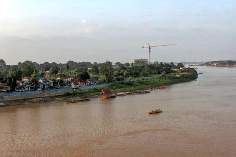 View of the Batang Hari River Stock Photos