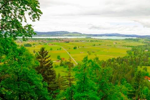 View of Bavarian Alps. Stock Photos
