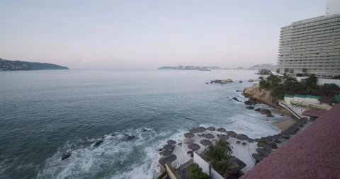 View of the Bay of Acapulco, México Stock Footage 139778659