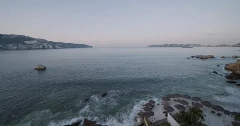 View of the Bay of Acapulco, México Stock Footage 139778671