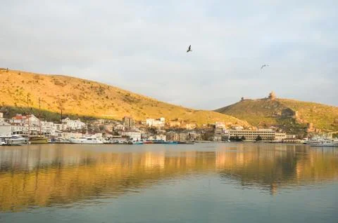 View of bay in balaclava Stock Photos
