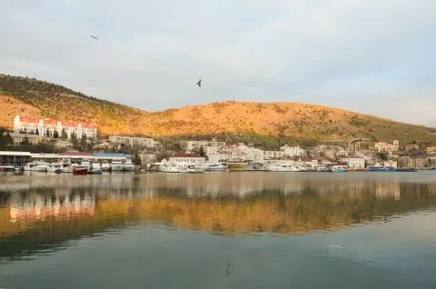 View of bay in balaclava Stock Photos