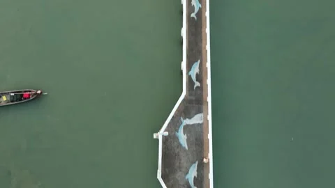 View of the bay with boats Vídeos de archivo 272277859