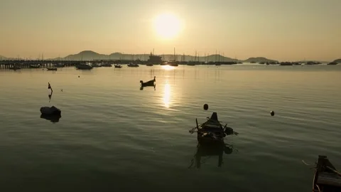 View of the bay with boats Video stock 272281159