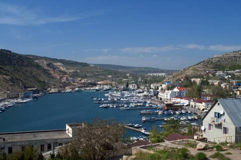 View of bay Stock Photos