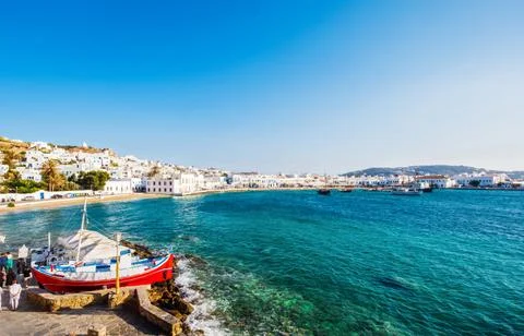 View of the bay from the quay Stock Photos