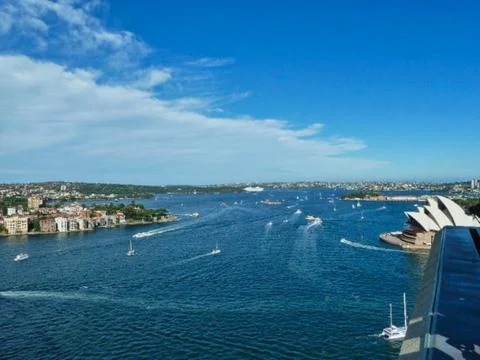 View to the bay from sidney Stock Photos