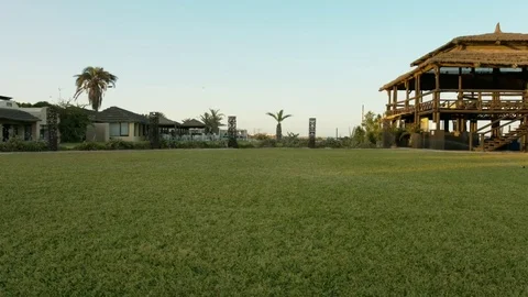 View of the beach bar Video stock 81268676