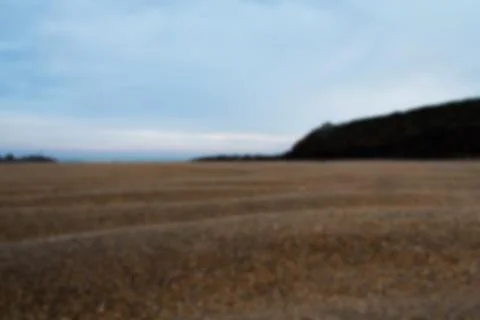 View from the beach in Bude, Cornwall Out of focus. Stock Photos