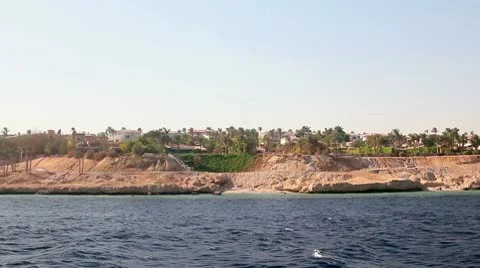 View of the beach Stock Footage 10728906