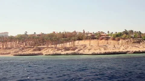 View of the beach Stock Footage 10728962