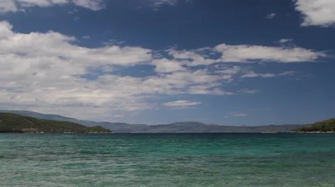 View from the beach Stock Footage 40353316