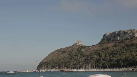 View from the beach Stock Footage 71617198