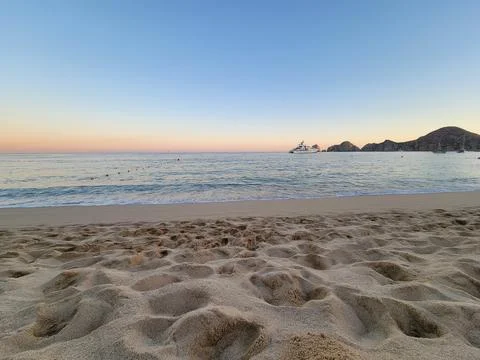 A view of a beach in Mexico Stock Photos