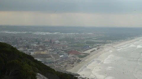 View of Beach from a Mountain co Video stock 116741489