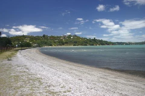 View of Beach &amp; Ocean Stock-Fotos