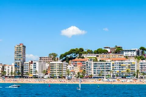 View to the beach Foto stock